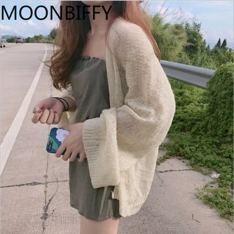 

Кардидж вязаный женский, летний, свободного покроя, 2022