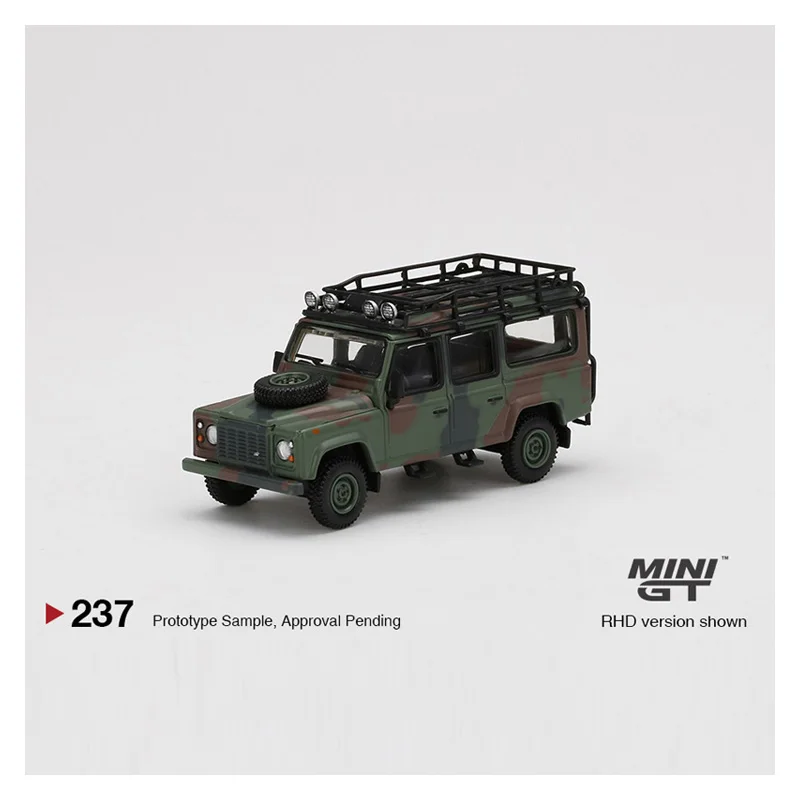 

MINI GT Hong Kong Limited Edition 1:64 Land Rover Defender 110 Camouflage SUV Alloy Car Model