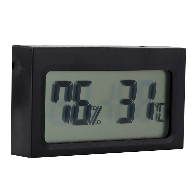 mini portable digital lcd indoor thermometer thermo hygrometer home creative electronic thermometer hygrometer free global shipping