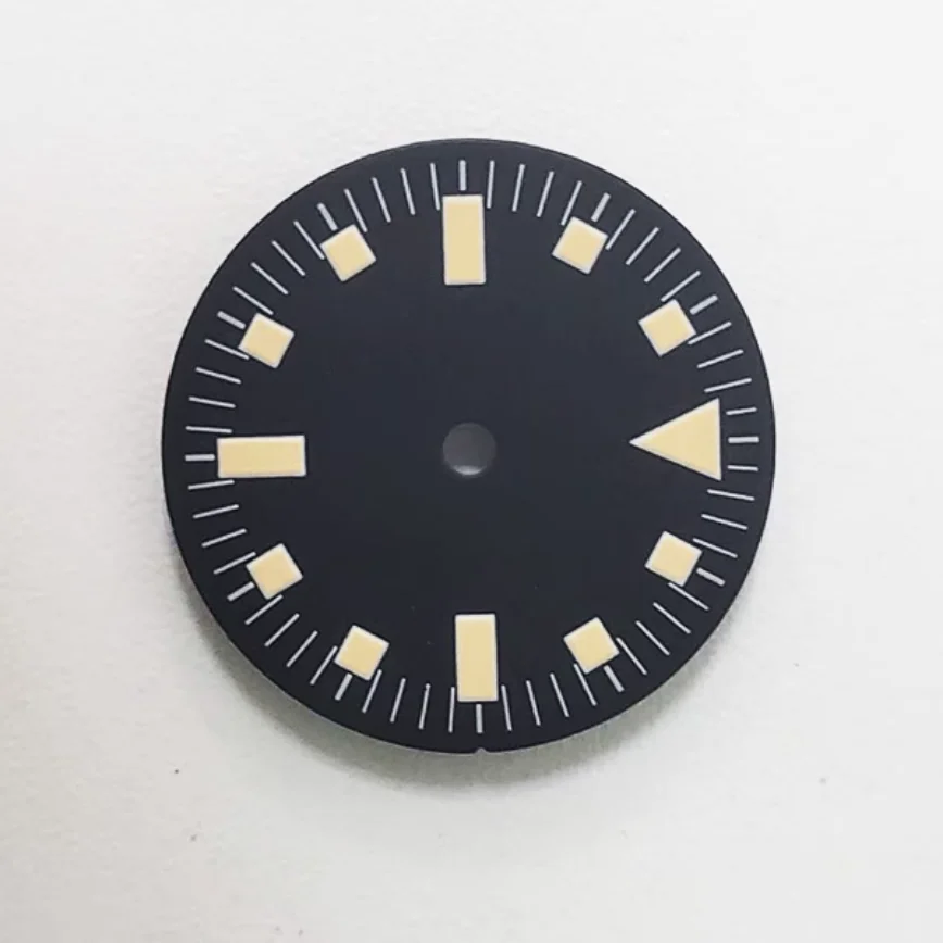 Watch Accessories Blue Black 4 Pin Dial Blue Luminous 28.5mm/29mm Fits 2824/2836 Movement Watch Dials