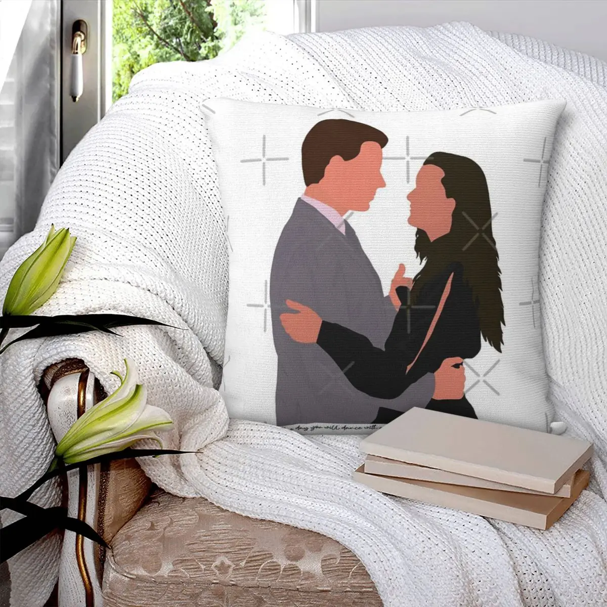 Чехол для подушки Tony And Ziva в Берлине большой размер