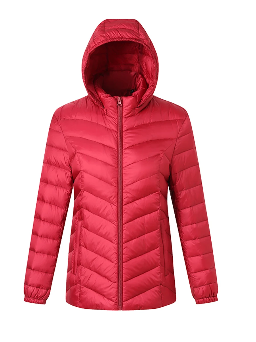 

2023 Women's Clothing Lightweight Slim-Fit down Jacket Winter New 1018