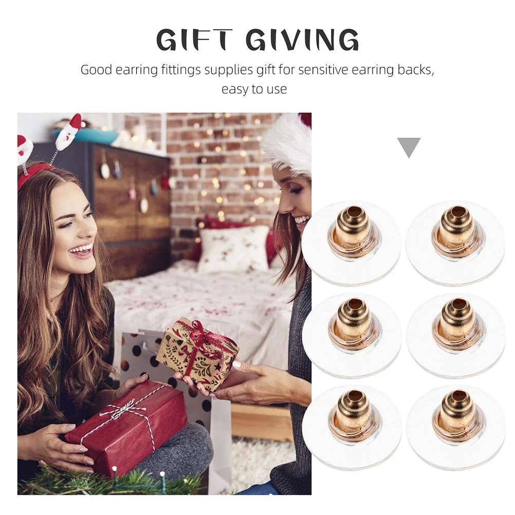 200 шт. стопор для задней части сережек украшенный ушами уникальные тяжелые