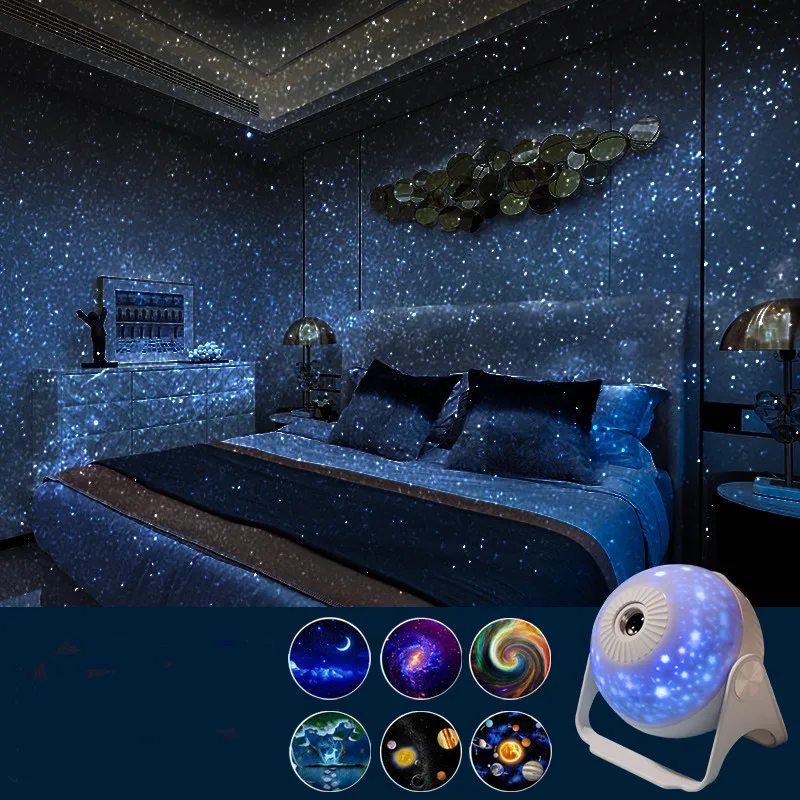 

ZK30 Star Night Lights Projector Galaxy Projector 360° Adjustable Planetarium Night Sky Light Projector for Kids Bedroom Home