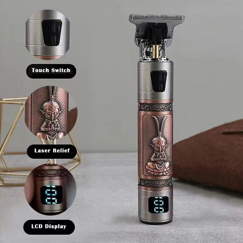 T9 электрическая машинка для стрижки волос перезаряжаемая мужская бритва триммер