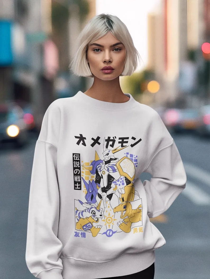 Толстовка Digimon Adventure Guilmon Anime 100 хлопок все размеры