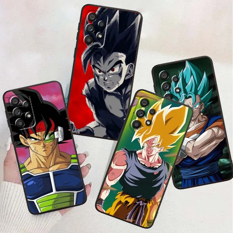 Фото D-Dragon Balls Bardock для Samsung A73 A72 A71 A55 A54 A53 A52 A51 A13 A22 A16 A15 A12 A14 A05 A06 5G Черный чехол для телефона №1