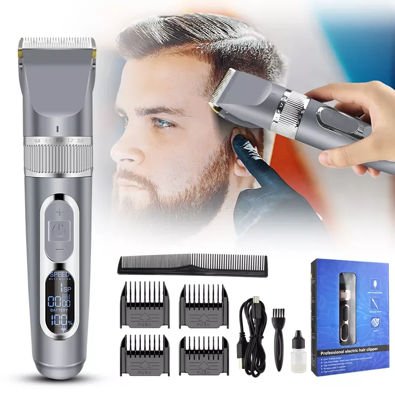 

Hair Clipper Large Screen LCD Display For Men Beard Trimmer Machine for Shaving Hair Trimmer Hair Cutting Machine Beard Trimmer