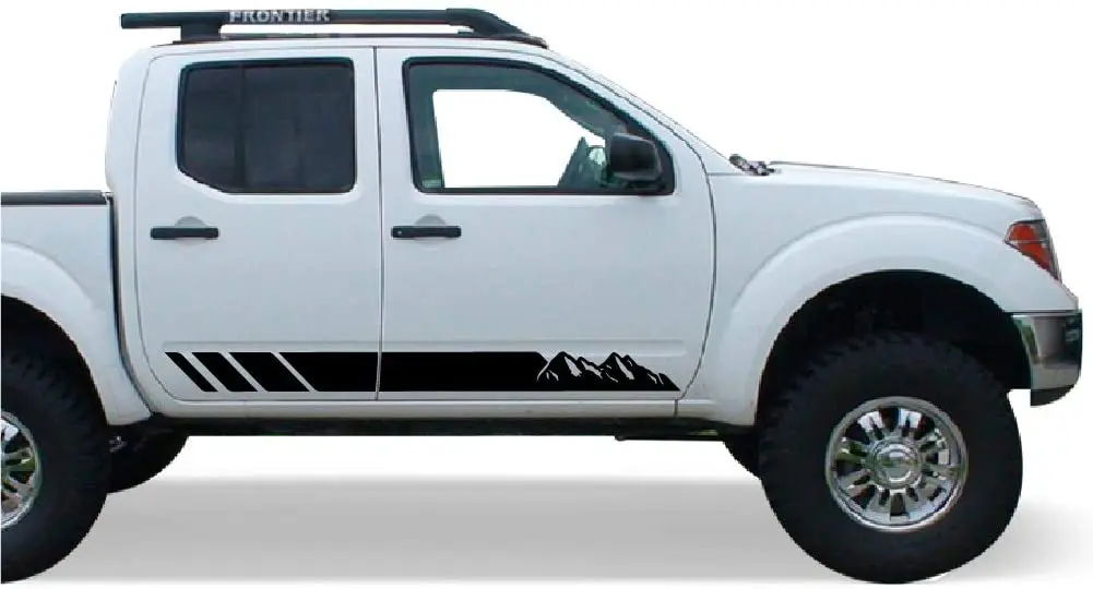 

2 шт., автомобильные виниловые наклейки для Nissan Frontier Navara 2004-2017