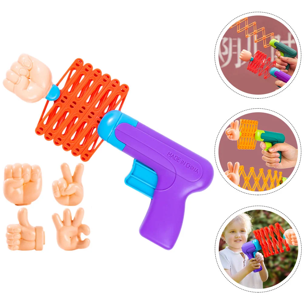 

1 Набор детских выдвижных кулаков, шутер, Забавный трюк, Весенняя игрушка, подарок для детей