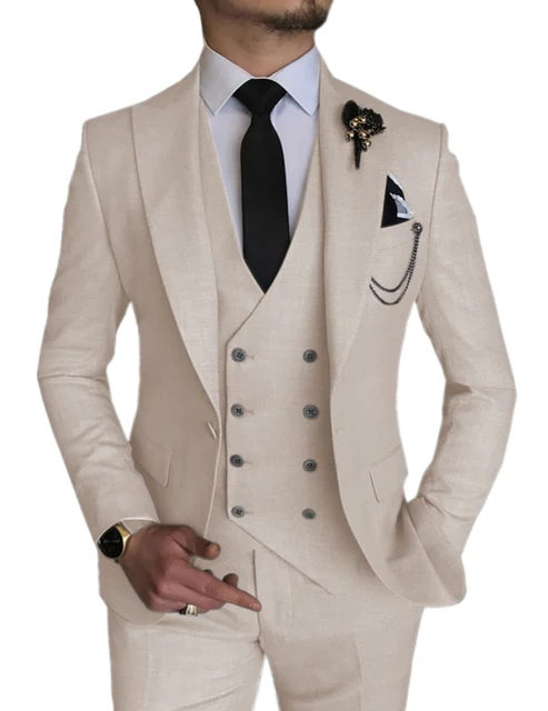 SZMANLIZI 2022 New Arrival Yellow Tuxedos Groom Prom Male Dress Wedding Suits Business Men's Suit 3 Piece Set (Jacket+Pant+Vest)