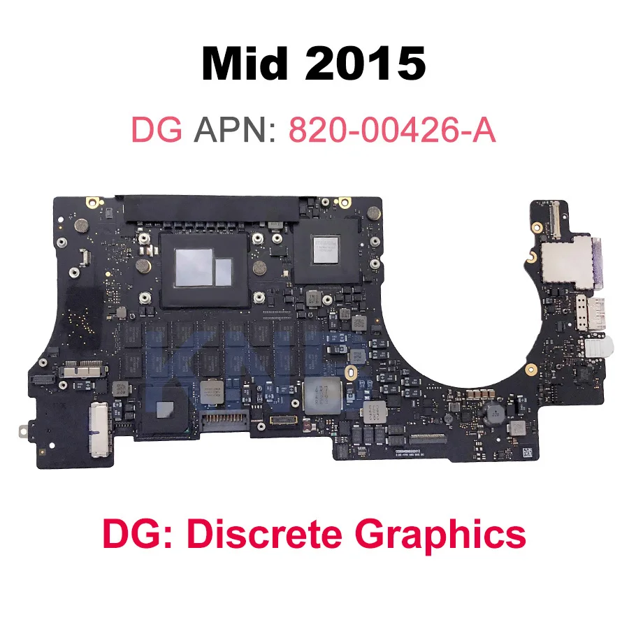 Протестированная оригинальная материнская плата A1398 для Macbook Pro Retina 15 дюймов