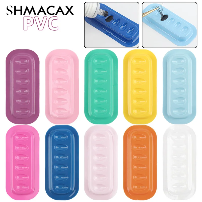 50 шт. пластиковые поддоны для клея наращивания ресниц