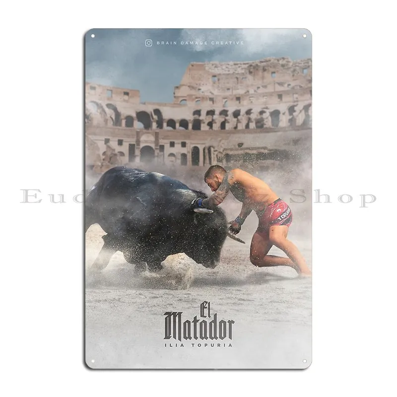 Илья Тоурия Эль Матадор металлические знаки настенная вывеска в виде пещеры