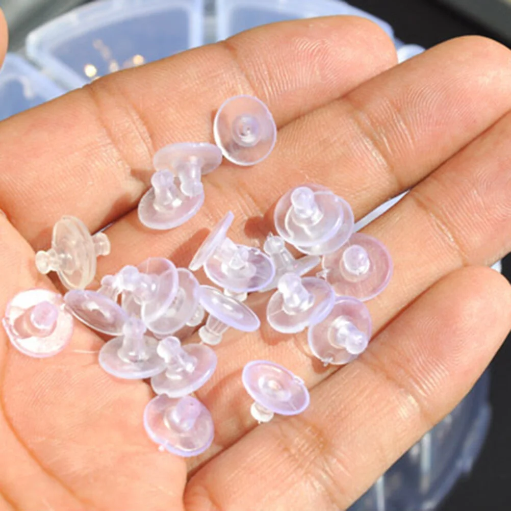 

440 шт., силиконовые серьги-кольца