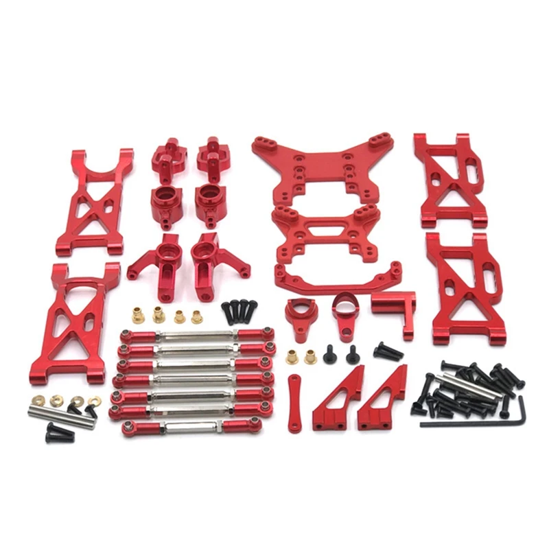 

Metal Upgrade Parts Modification Kits Swing Arm Link Rod Steering Cup Set For Wltoys 104001 1/10 RC Car Accessories