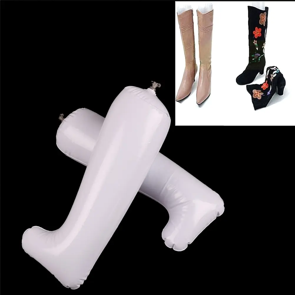 

2PCS/lot Inflatable Useful Long Boots Shoes Stand Holder Stretcher Support Shaper Plastic Hot Shoe Hanger Drop Shipping