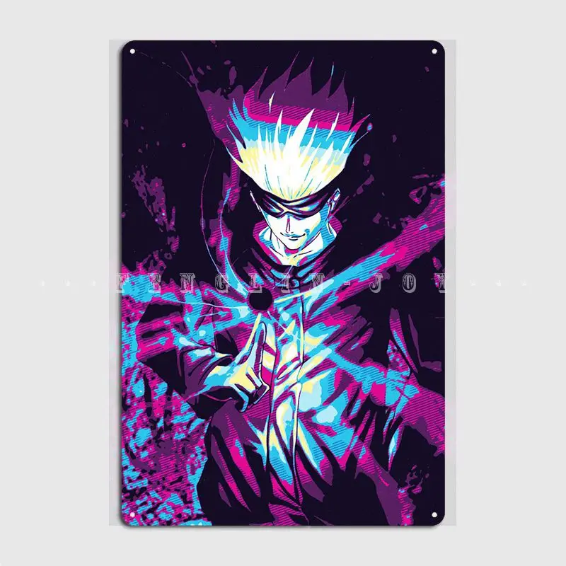 

Jujutsu Kaisen Metal Plaque Poster Wall Mural Club Bar Create Wall Decor Tin Sign Posters