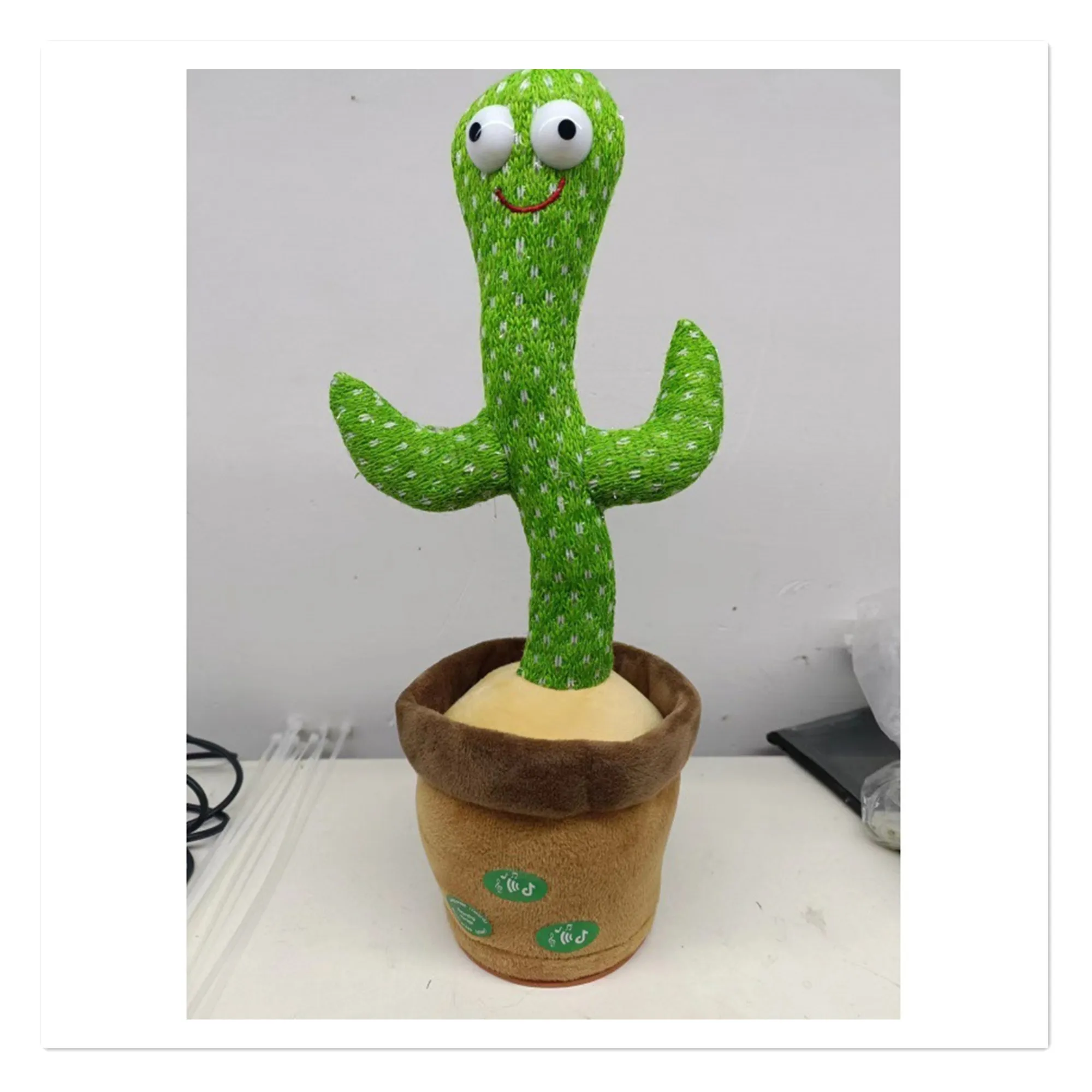 

Dancing cactus Tiktok the same electric doll sand carving plush toy will learn to speak and sing as a birthday gift