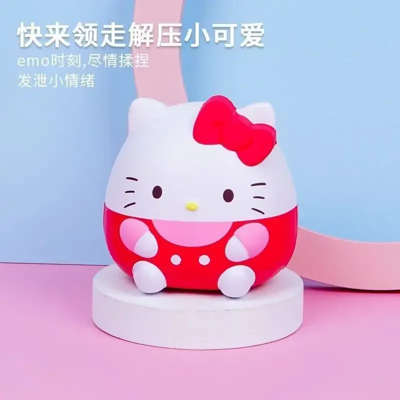 Sanrio Hello Kitty декомпрессионная игрушка милый мультфильм Kuromi Cinnamoroll мягкие украшения