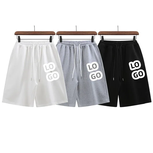 

AMI Alexandre Mattiussi Unisex Men's Women's Couples Casual Trend Fashion Pure Cotton Solid Color Casual Shorts Boyfriend CY502