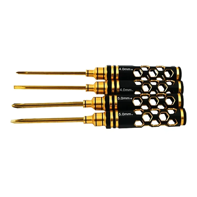 Крестовая отвертка 4/5 мм шлицевая Нескользящая ручка из алюминиевого сплава