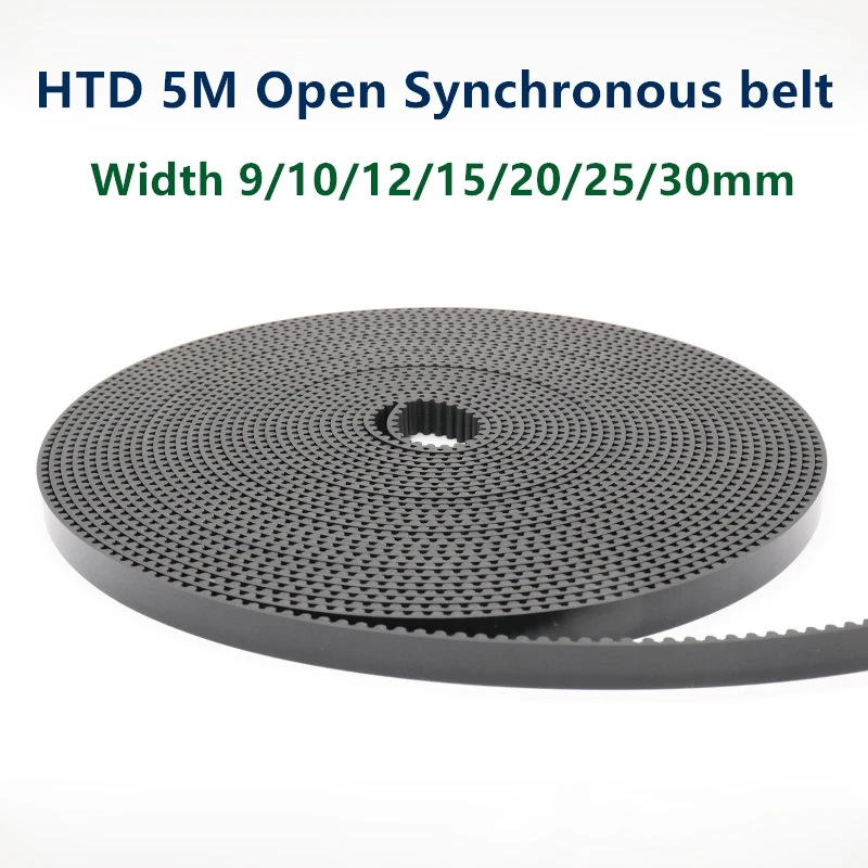 Зубчатый ремень с открытым синхронным диаметром 5 м ширина 9/10/12/15/20/25/30 мм