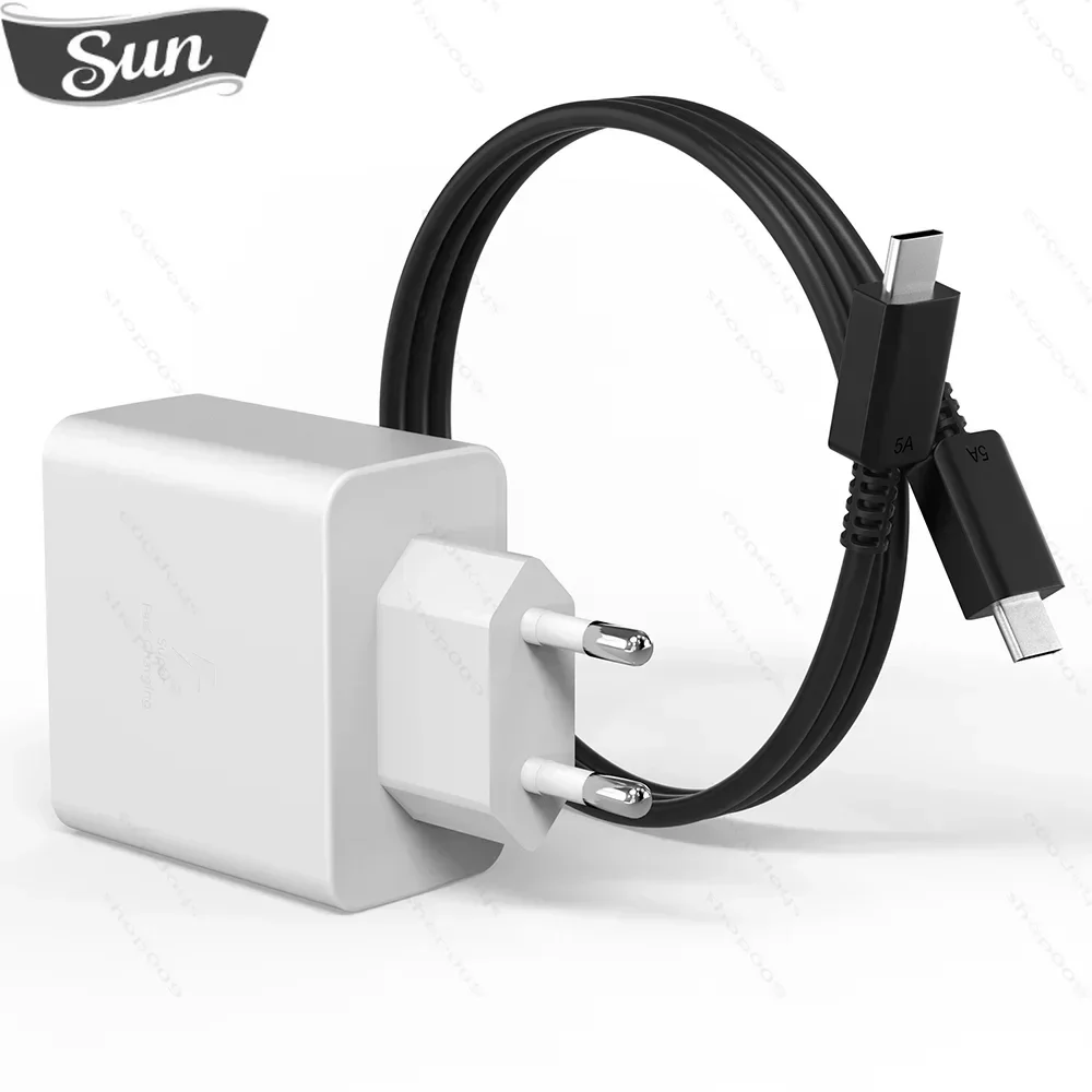 Супер быстрая зарядка PD 45 Вт для Samsung Galaxy S24 S23 Z Flip Fold 5 4 3 Tab S9 S8 Ultra Plus FE Тип C Кабель