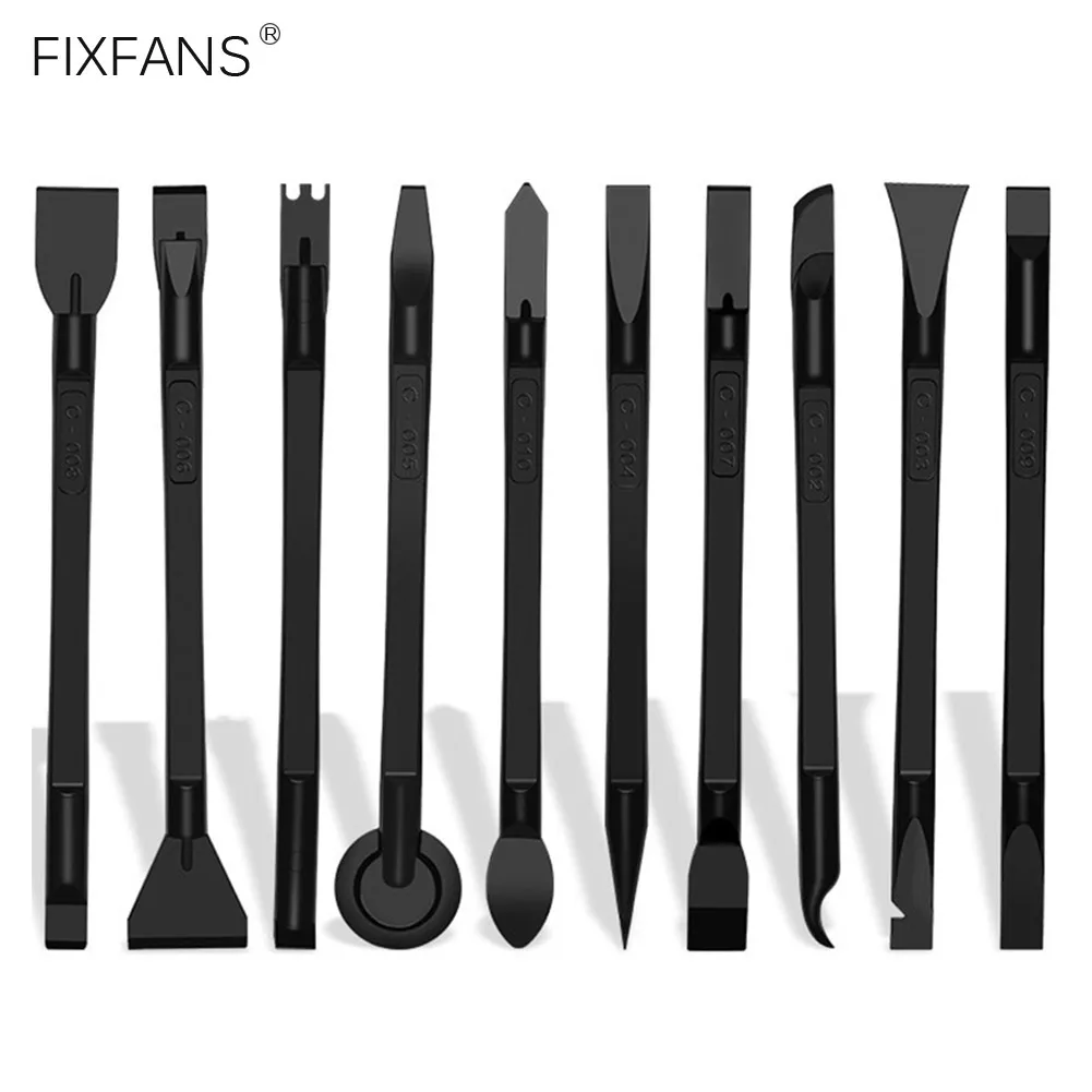 Набор инструментов для ремонта телефонов 10 в 1, прочный пластиковый рычаг, инструмент для разборки смартфонов, планшетов, ноутбуков, компьютеров