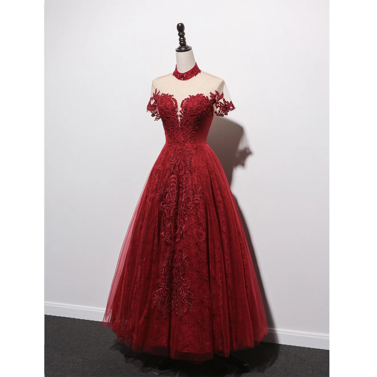 Женское свадебное платье-футляр Элегантное Длинное ТРАПЕЦИЕВИДНОЕ вечернее