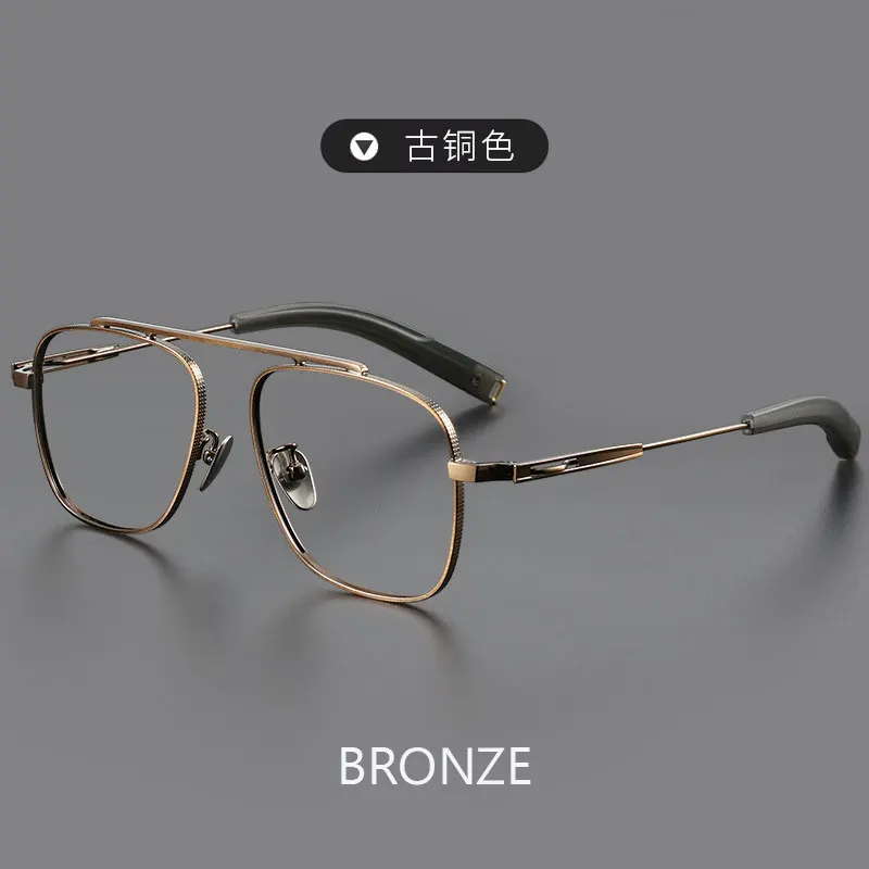 Очки ZIROSAT мужские с полной оправой рецептурные оптические аксессуары из титана 105