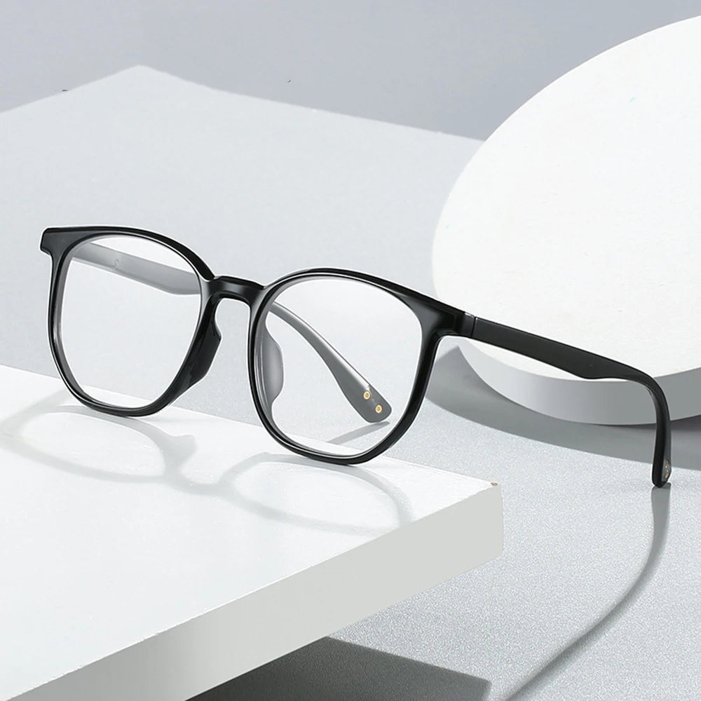 

Photochromic/Anti Radiation Glasses Korean Style Oversized Computer Glasses Reduce Eyes Fatigue Non-Prescription Lens Newly