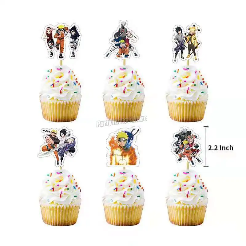 Украшение на день рождения Наруто настенная скатерть с изображением флага | Дом и