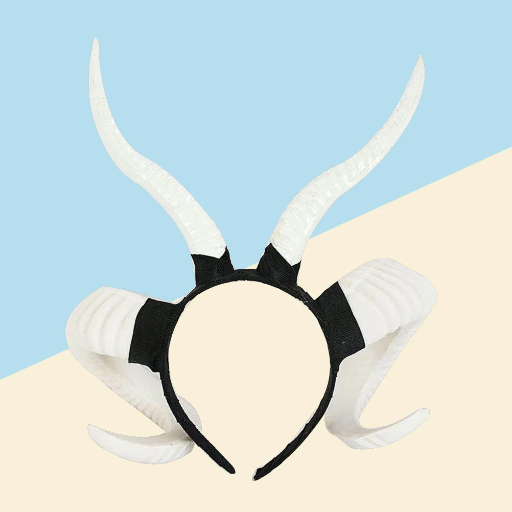 

1pc Hair Band Artificial Ox Horn Unique Animal Hair for Carnival