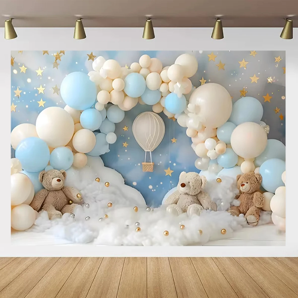 

Фоновое полотно для фотосессии с медведем Луной