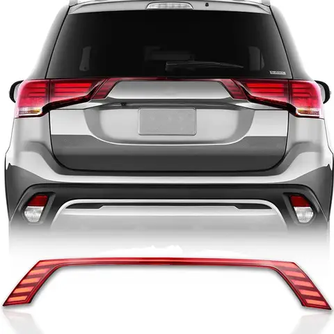 Третий стоп-сигнал крышки багажника, светодиодные задние фонари последовательного указателя поворота для Mitsubishi Outlander 2016-2020 SEL LE ES SE SP