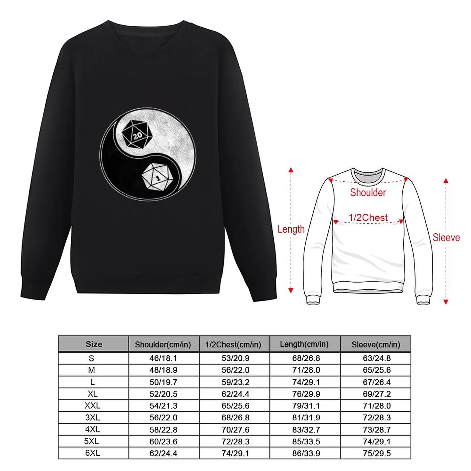 20 и 1 Poly Dice D20 — пуловер с капюшоном для ролевых игр Dungeon мужская толстовка