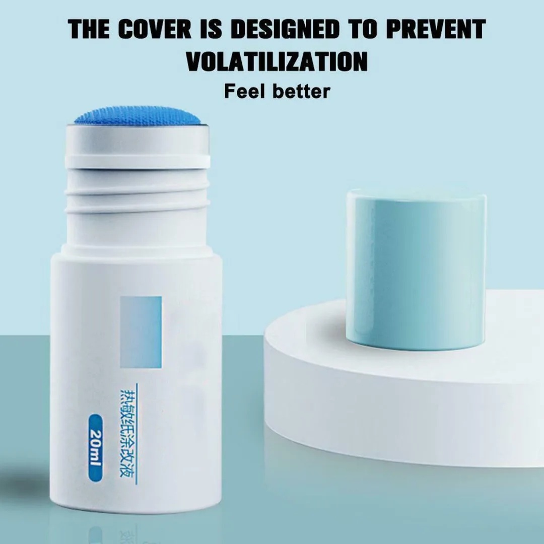 

Portable Data Protection Smear Glue Stick Thermal Paper Correction Fluid Express Single Information Cover Up Correction Fluid