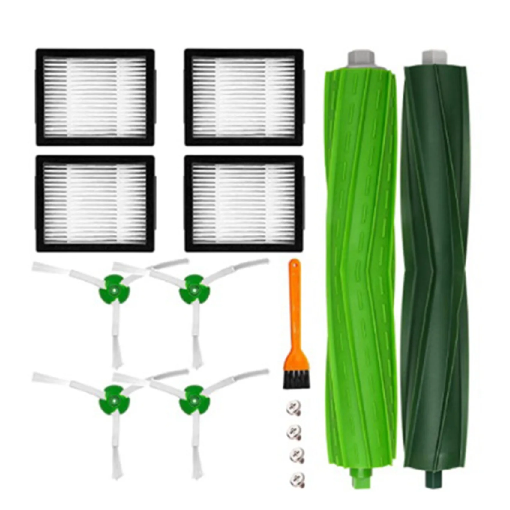 

For IRobot Roomba E5 E6 I7 I7+ Series Vacuum Cleaner Replacement Filter Spare Parts Main Brush Side Brush Screws
