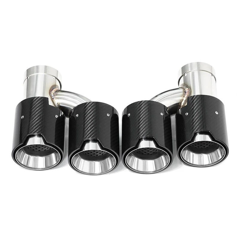 

Для BMW 535i F10 F11 640i двойной выхлопной наконечник обновления M5 Look Quad выхлопная труба глушитель из нержавеющей стали наконечники выхлопной системы насадка