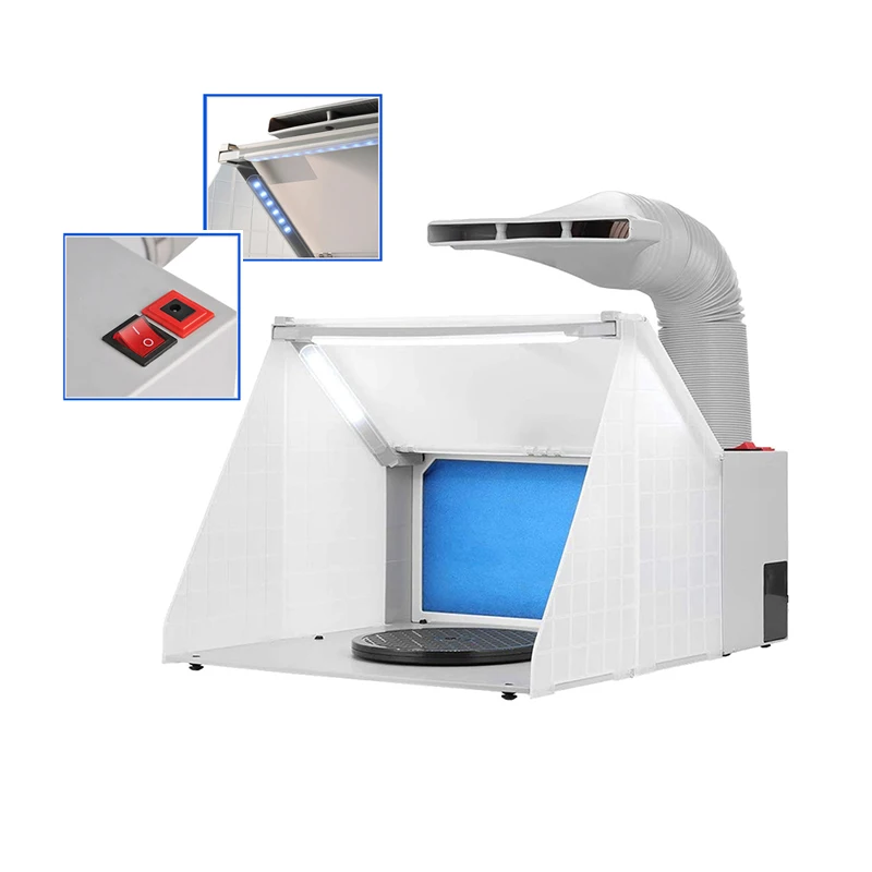 Моделирующая окраска, прочный распылитель, вытяжной вентилятор, аэрограф, комплект распылительной камеры, Вытяжной Фильтр, кабина для аэрографии