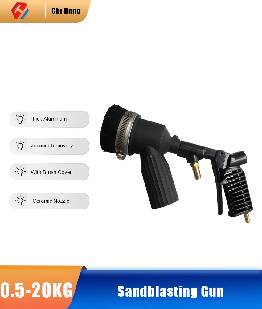 28 Gallon Nozzle Sandblaster Gun Vacuum Recovery Sandblaster Nozzle Small sandblasting machine