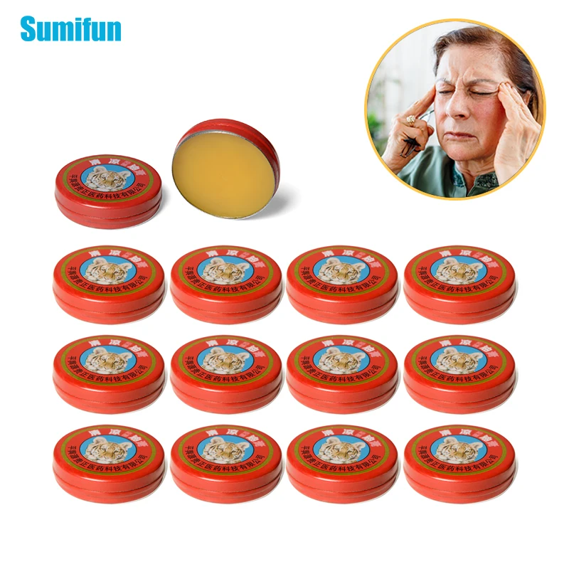 

10/20/30pcs Red Tiger Balm Mint Cooling Oil Relieve Headache Dizziness Cold Mosquito Bites Itching Cream Prevent Motion Sickness