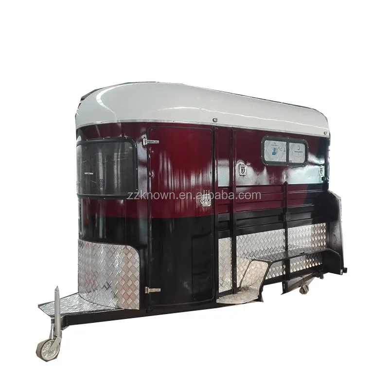 

OEM Customized 2 Horse Angle Load Float Deluxe Horse Trailer Floats with Cupboard European Standard