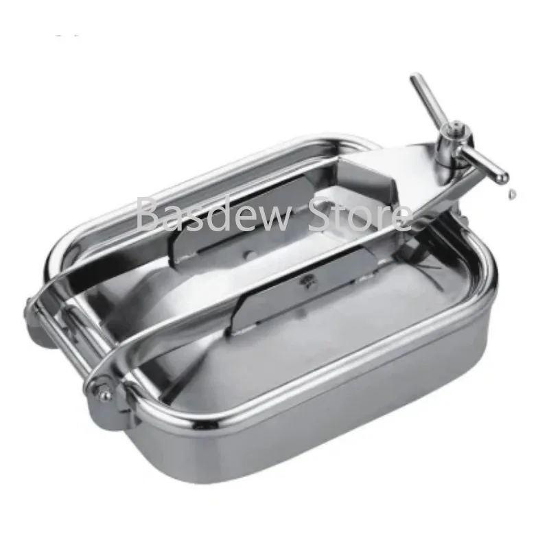 Прямоугольная крышка люка 430x330 мм бака из нержавеющей стали SS304