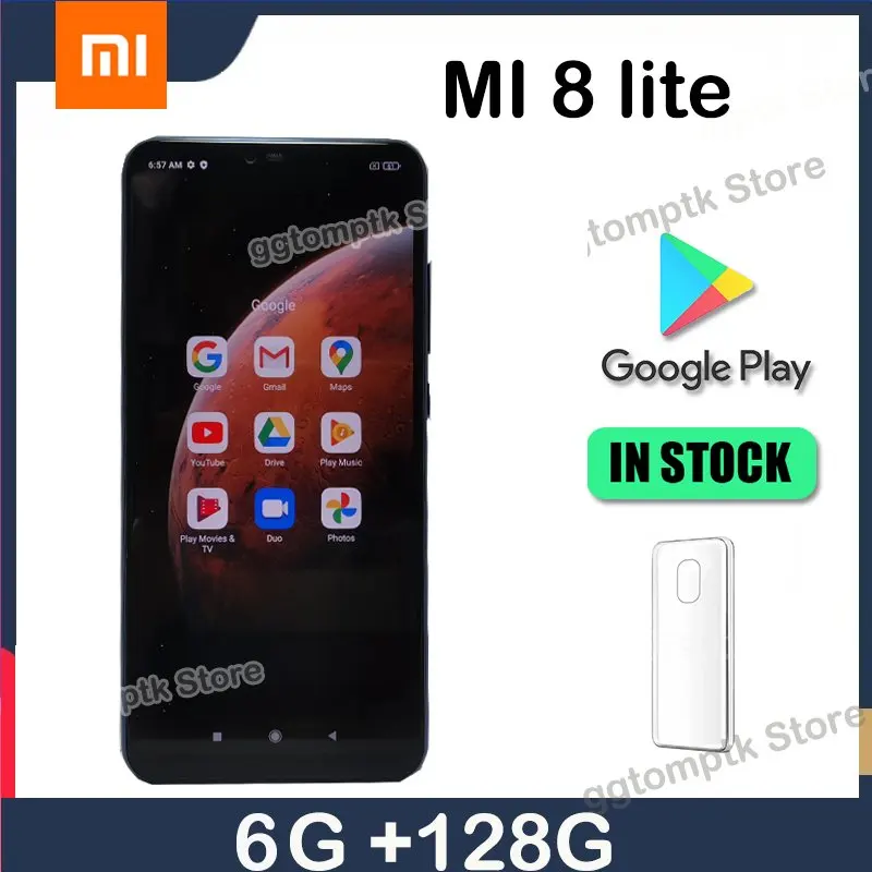 

Smartphone Xiaomi 8 lite 64G/128G Cell Phone 3350mAh Baterry Global ROM Snapdragon 660AIE （Ramdom Color）