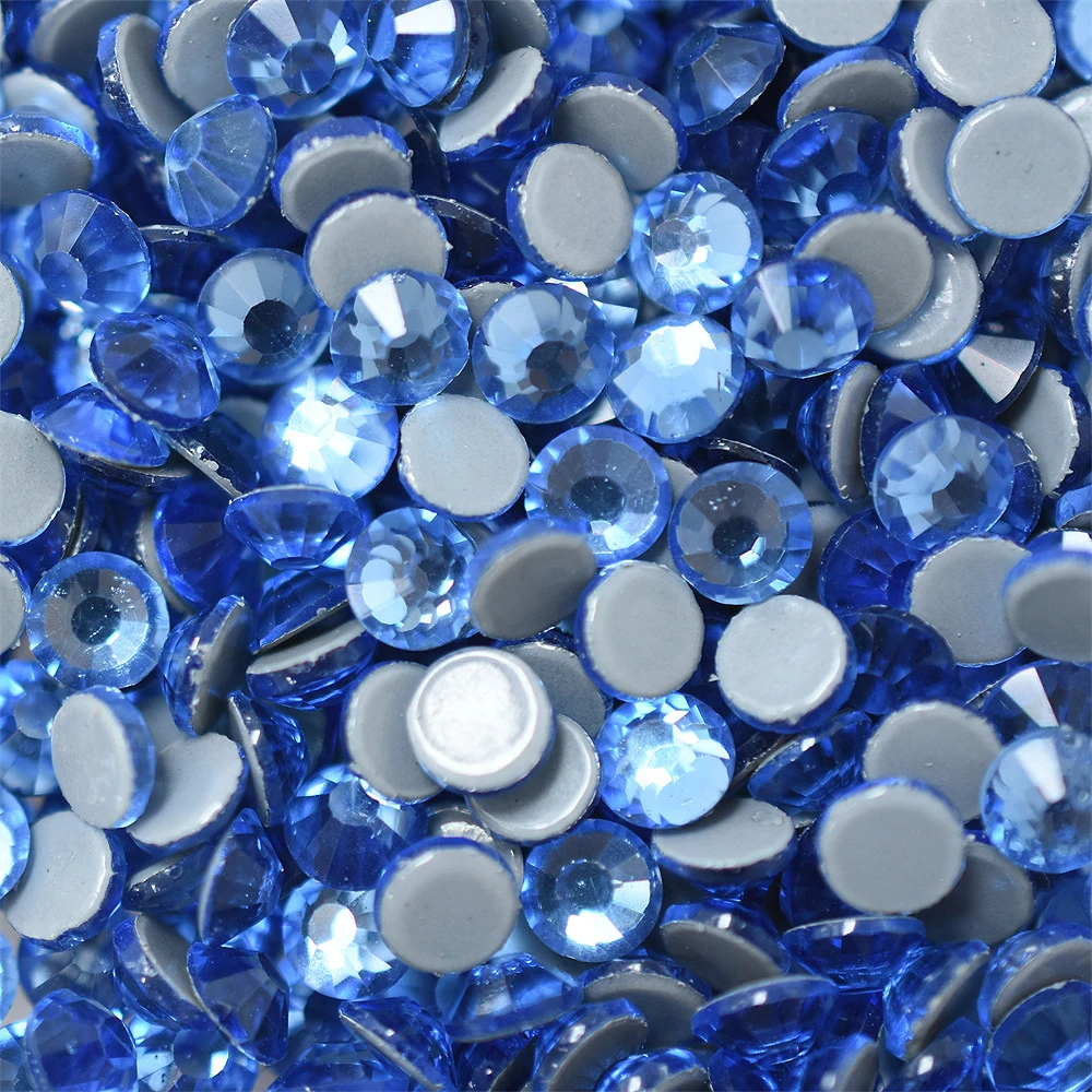 Синий Кристалл С Плоской Задней Частью И Стразами Аксессуары Для Утюга SWAGPICK