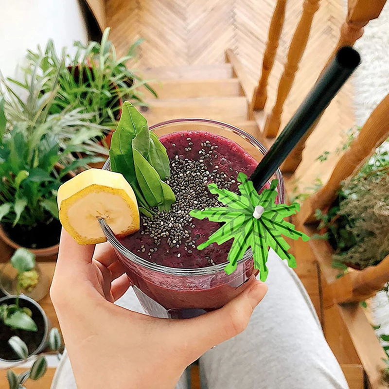 Тропические Кокосовые Пальмы Бумажные Зонтики-медиаторы 10/20/50 Шт. Топперы Для