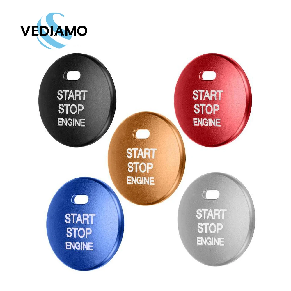 

Aluminum Car Engine START Button Replace Cover STOP Switch Accessories Key Decor Trim Cap For Mazda 3 Axela CX-3 CX-4 CX-5
