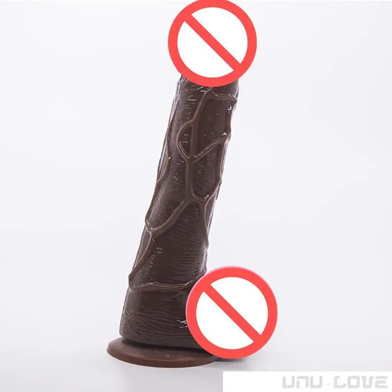 Реалистичный фаллоимитатор 3 цветов настоящая женская присоска мягкий